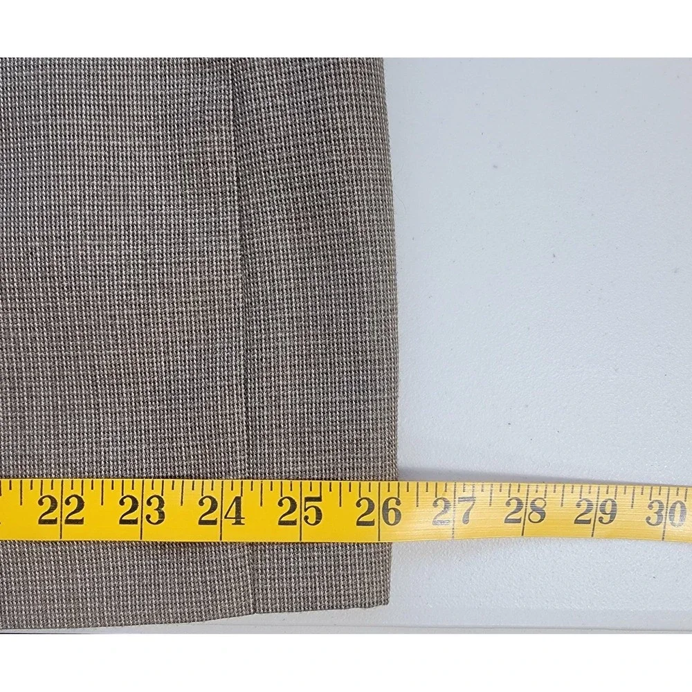 Circle S Men's Suit Jacket 48 Long Brown Check Cowboy Western Rockabilly Yoke